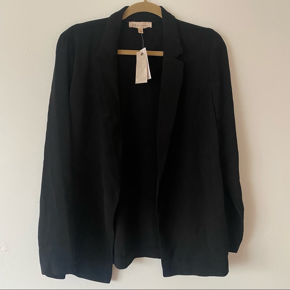 Philosophy black blazer